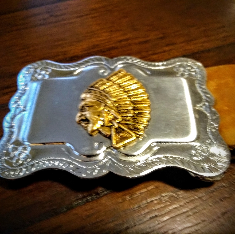 Indian belt buckle and belt